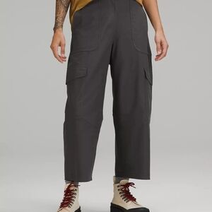 Women's Charcoal Cargo Pants